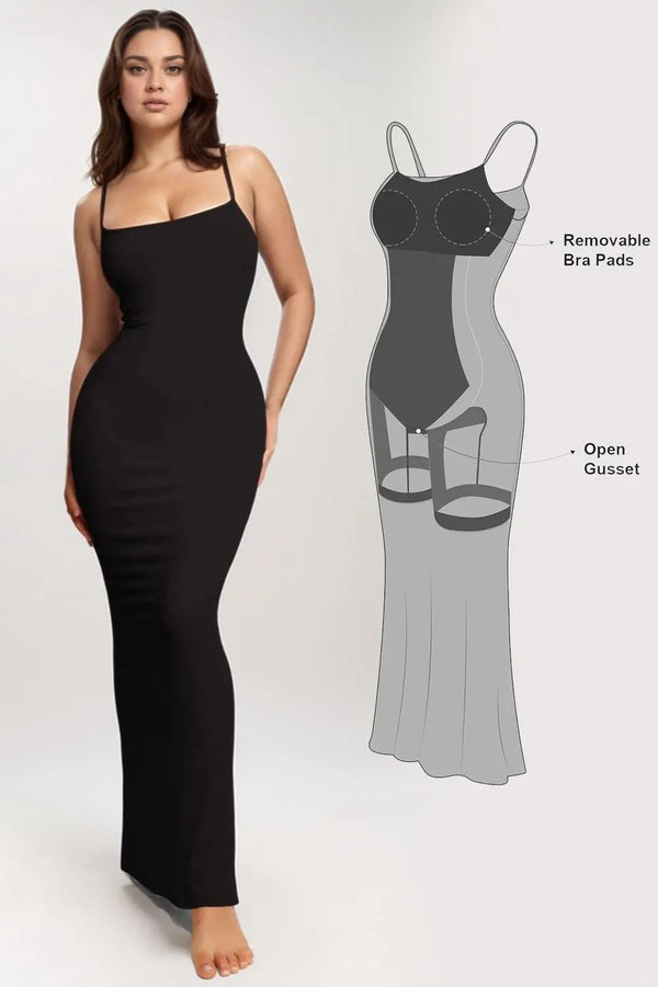 Sole d’Oro Shapewear Maxi Dress - JS District